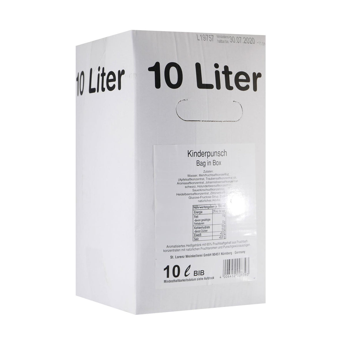 St. Lorenz Kinderpunsch 10L BIB