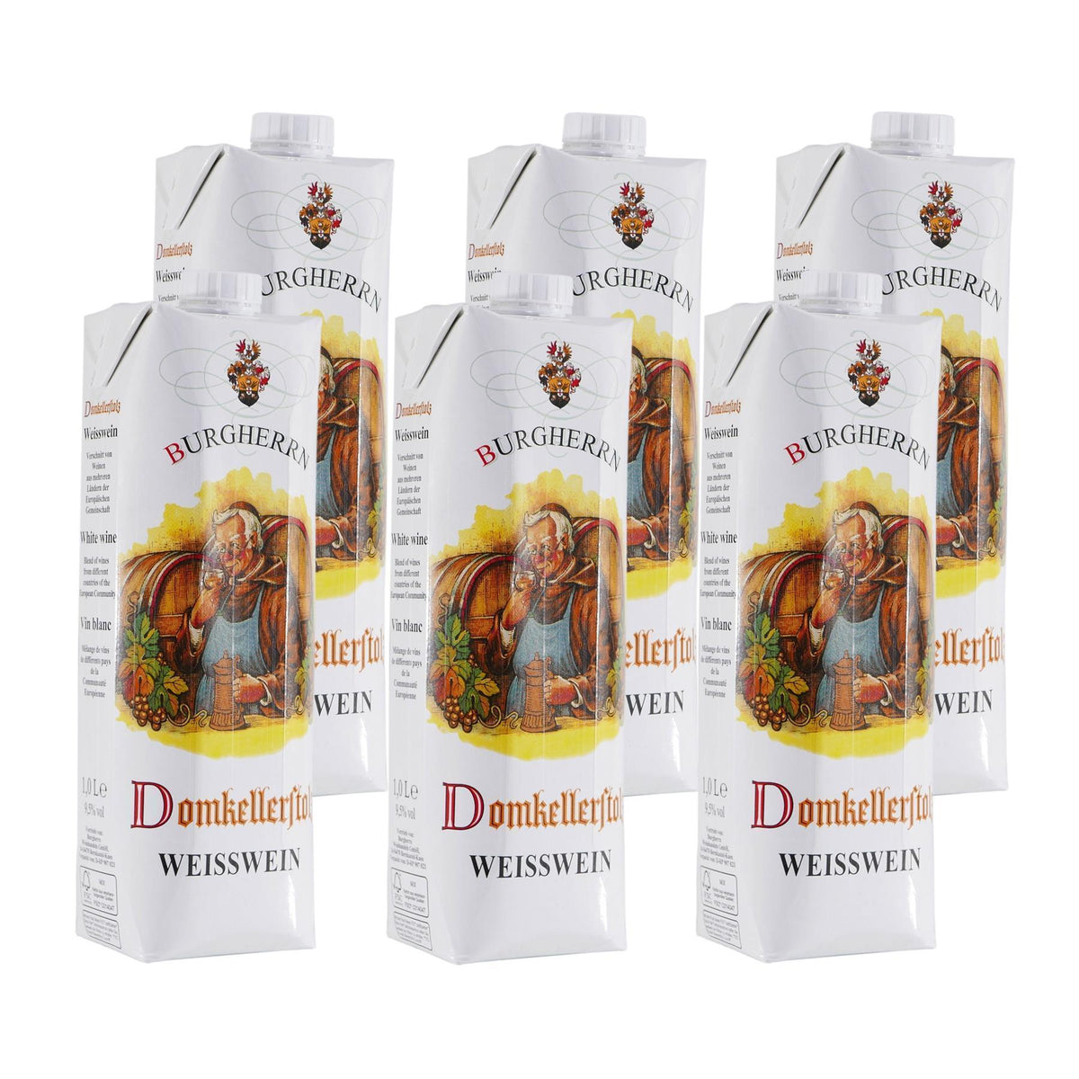 Domkellerstolz Weißwein -lieblich- (12 x 1,0L)