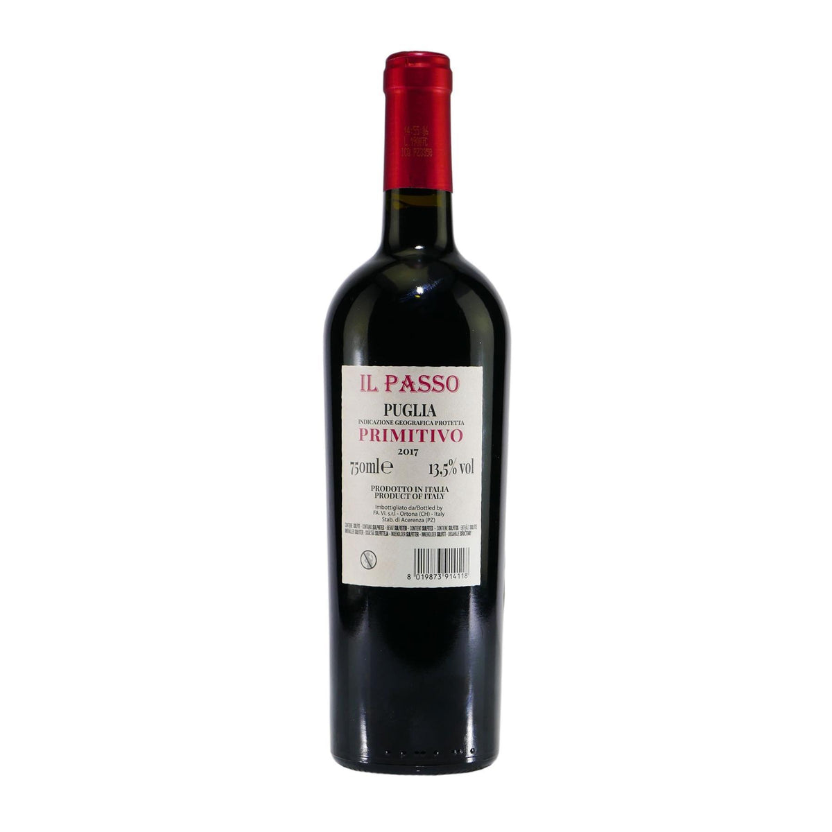IL Passo Primitivo Puglia IGP -halbtrocken- (6 x 0,75L)