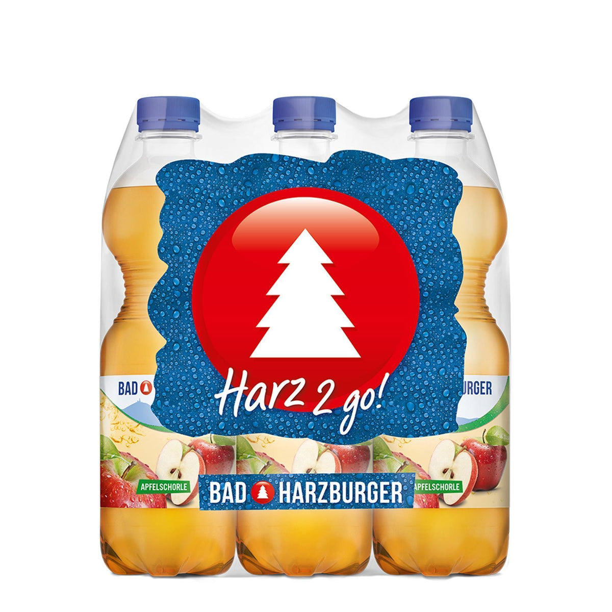 Bad Harzburger Apfelschorle (6 x 0,5L) EINWEG