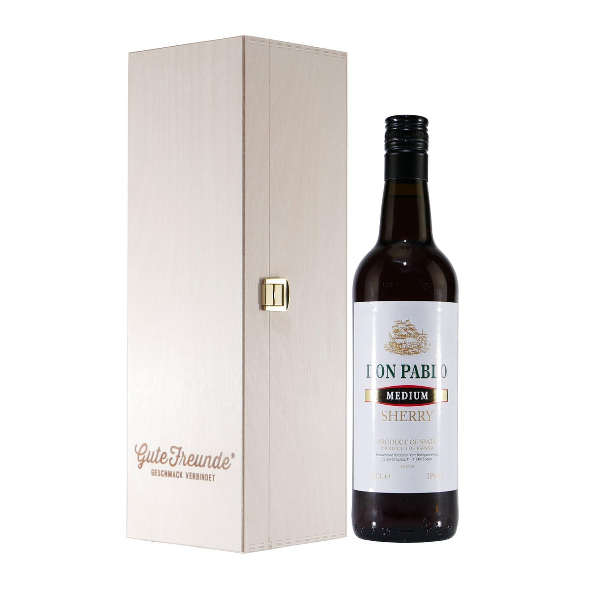 Don Pablo Sherry -Medium- mit Geschenk-Holzkiste