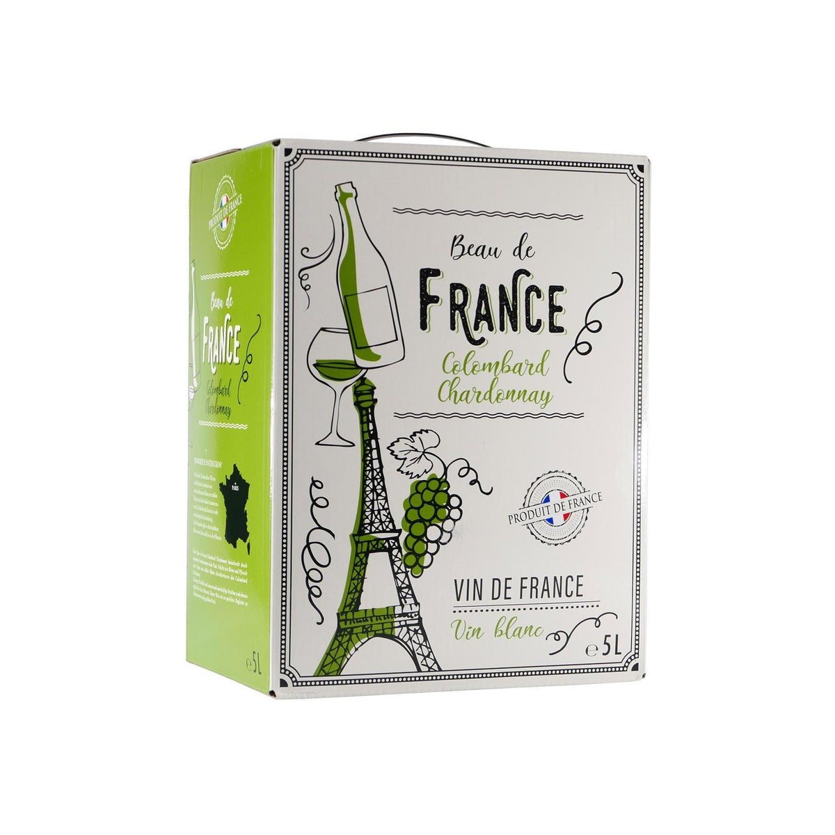 Beau de France Colombard Chardonnay -trocken- 5,0L BIB