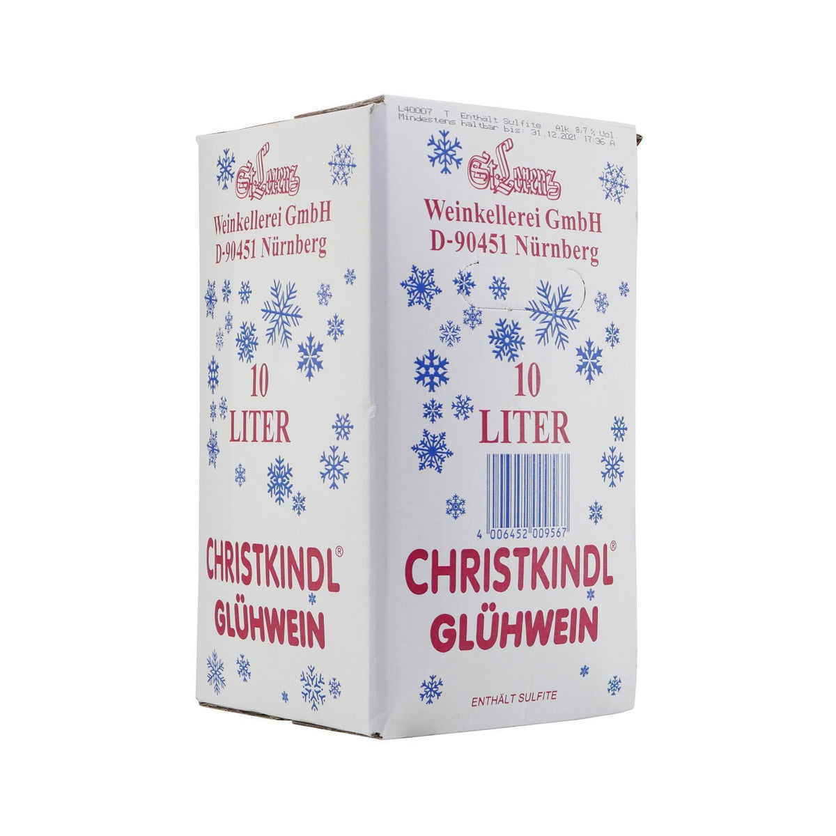 St. Lorenz Christkindl Glühwein 10L BIB