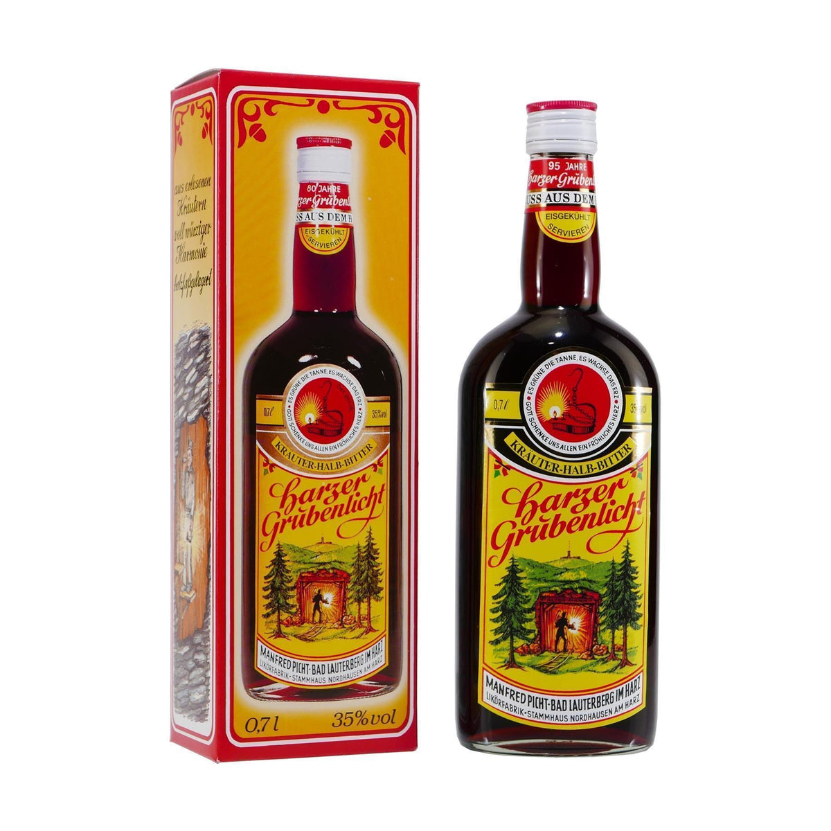 Harzer Grubenlicht - Kräuter-Halb-Bitter (6 x 0,7L)