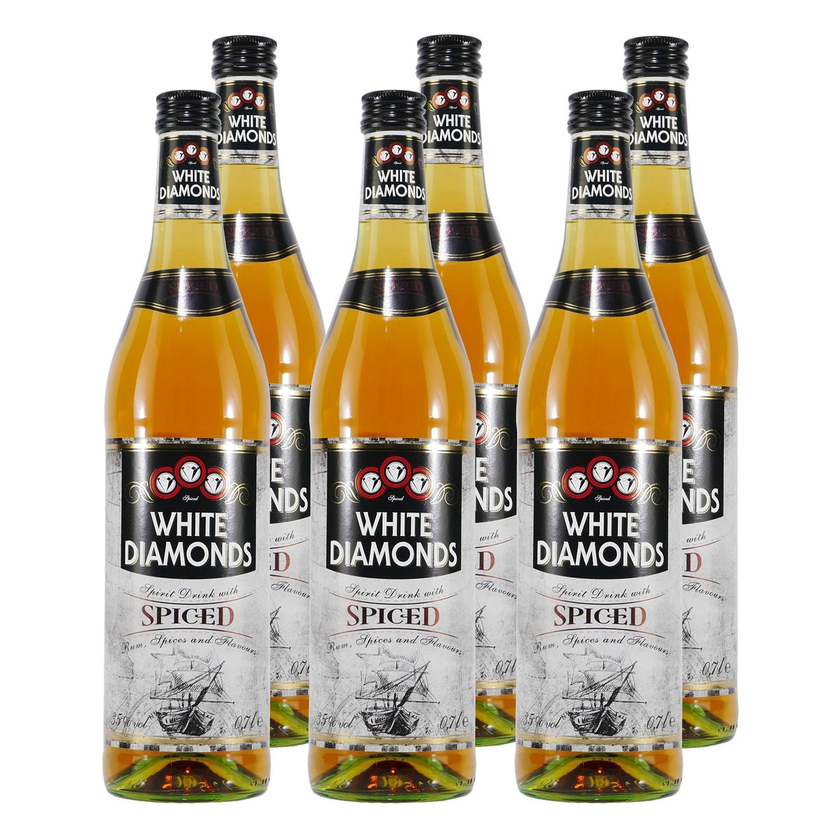 White Diamonds Spiced Spirit Drink (6 x 0,7L)