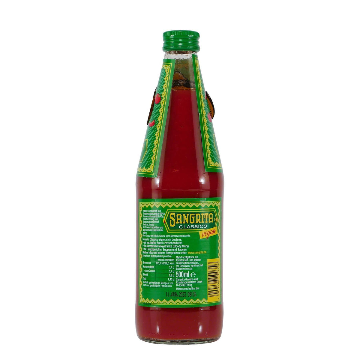 Sangrita Classico - Würztrunk Tomatensaft (12 x 0,5L) EINWEG