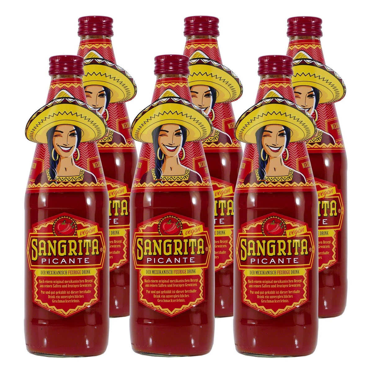 Sangrita Picante - Würztrunk Tomatensaft (12 x 0,5L) EINWEG