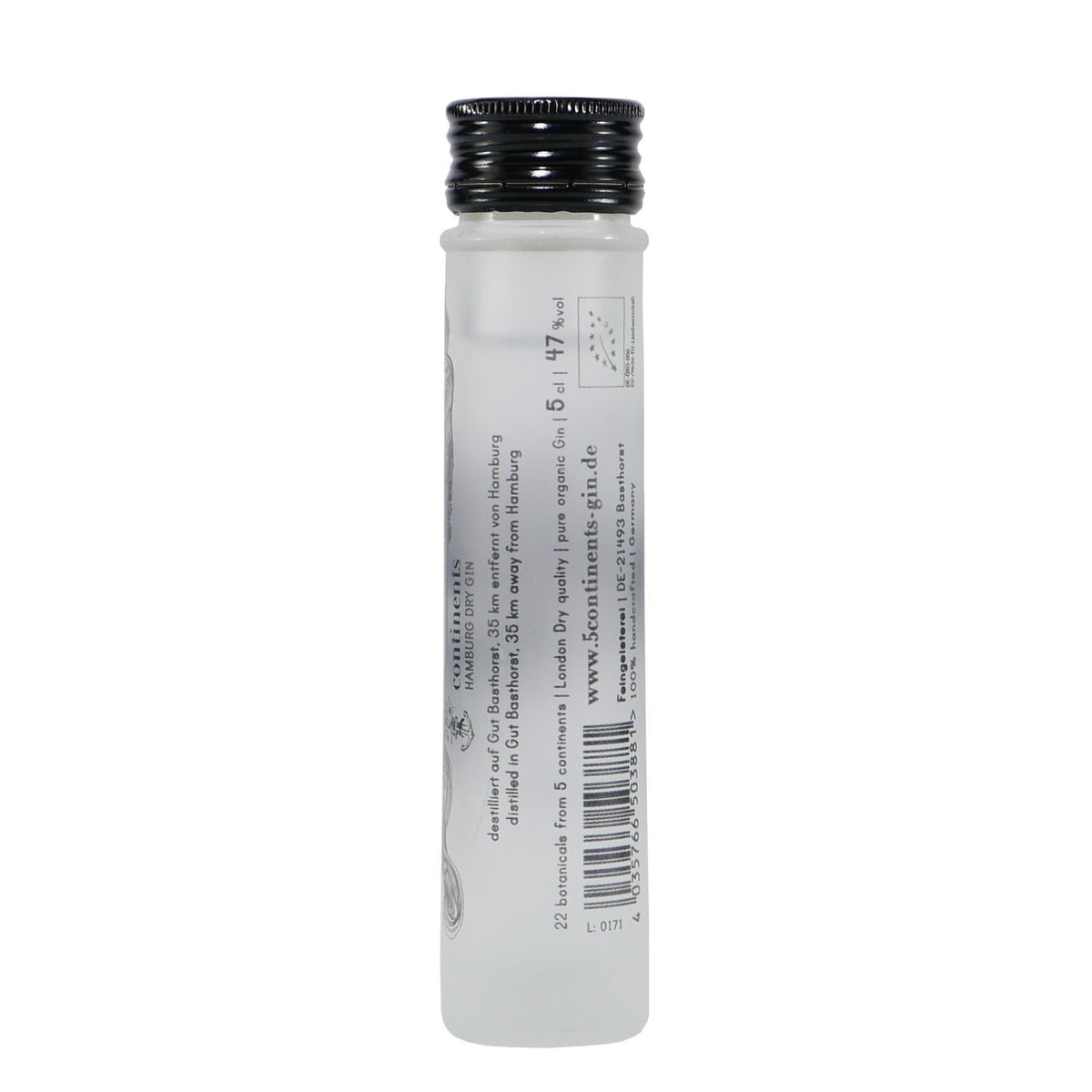 5 Continents Hamburg Dry Gin "Mini" 0,05L