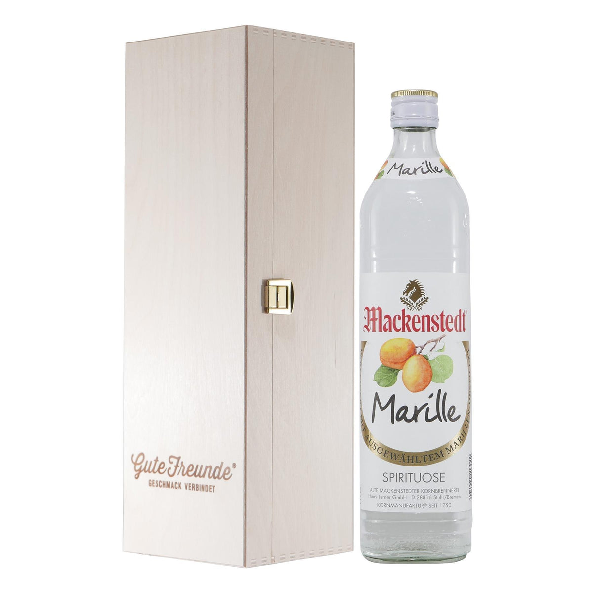 Mackenstedter Marille mit Geschenk-Holzkiste