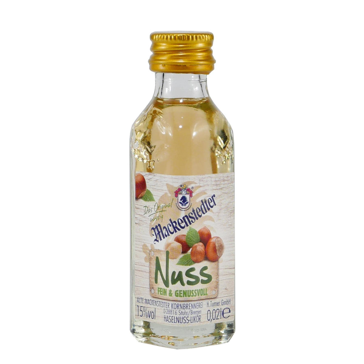 Mackenstedter Nuss Likör (25 x 0,02L)