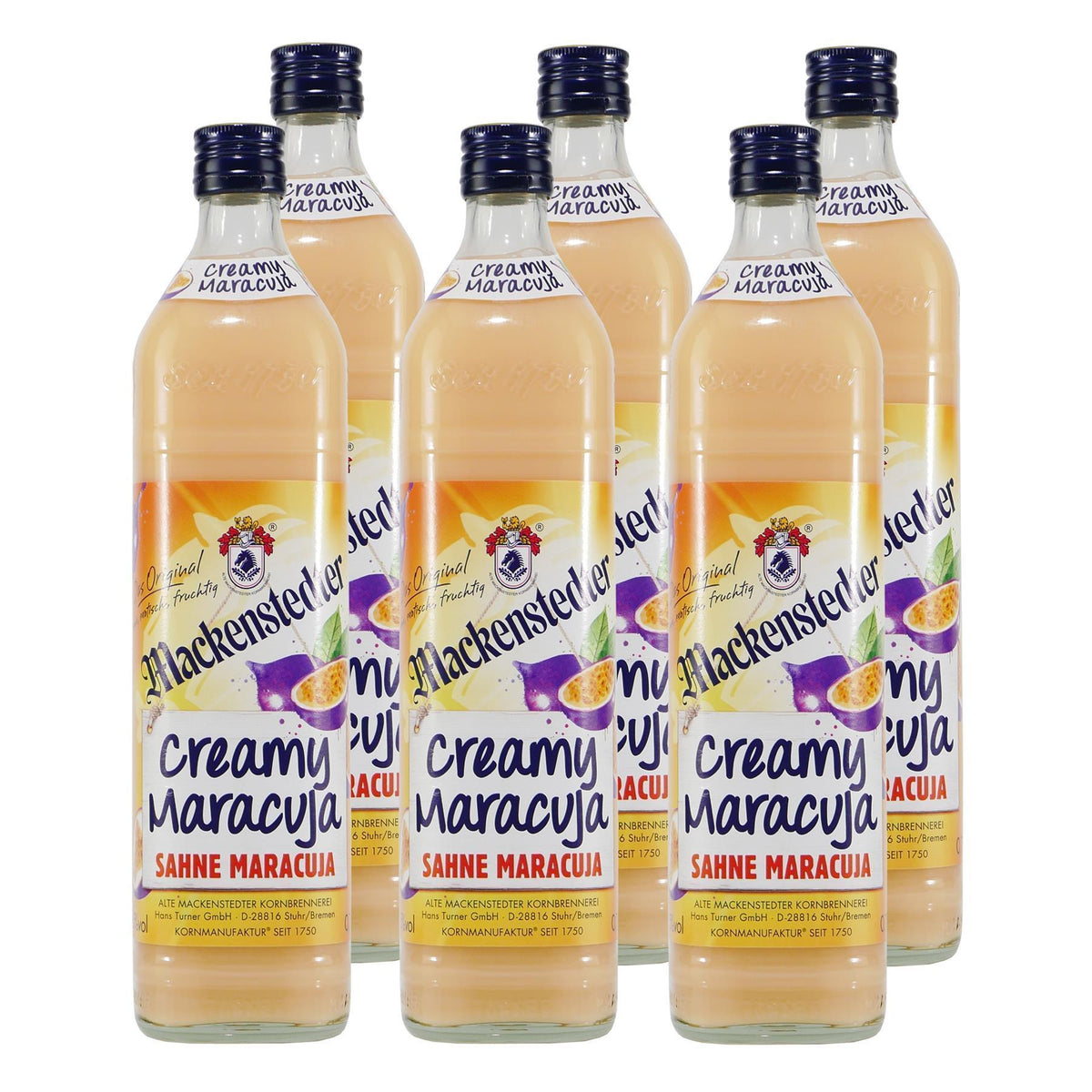 Mackenstedter Creamy-Maracuja Likör (6 x 0,7L)
