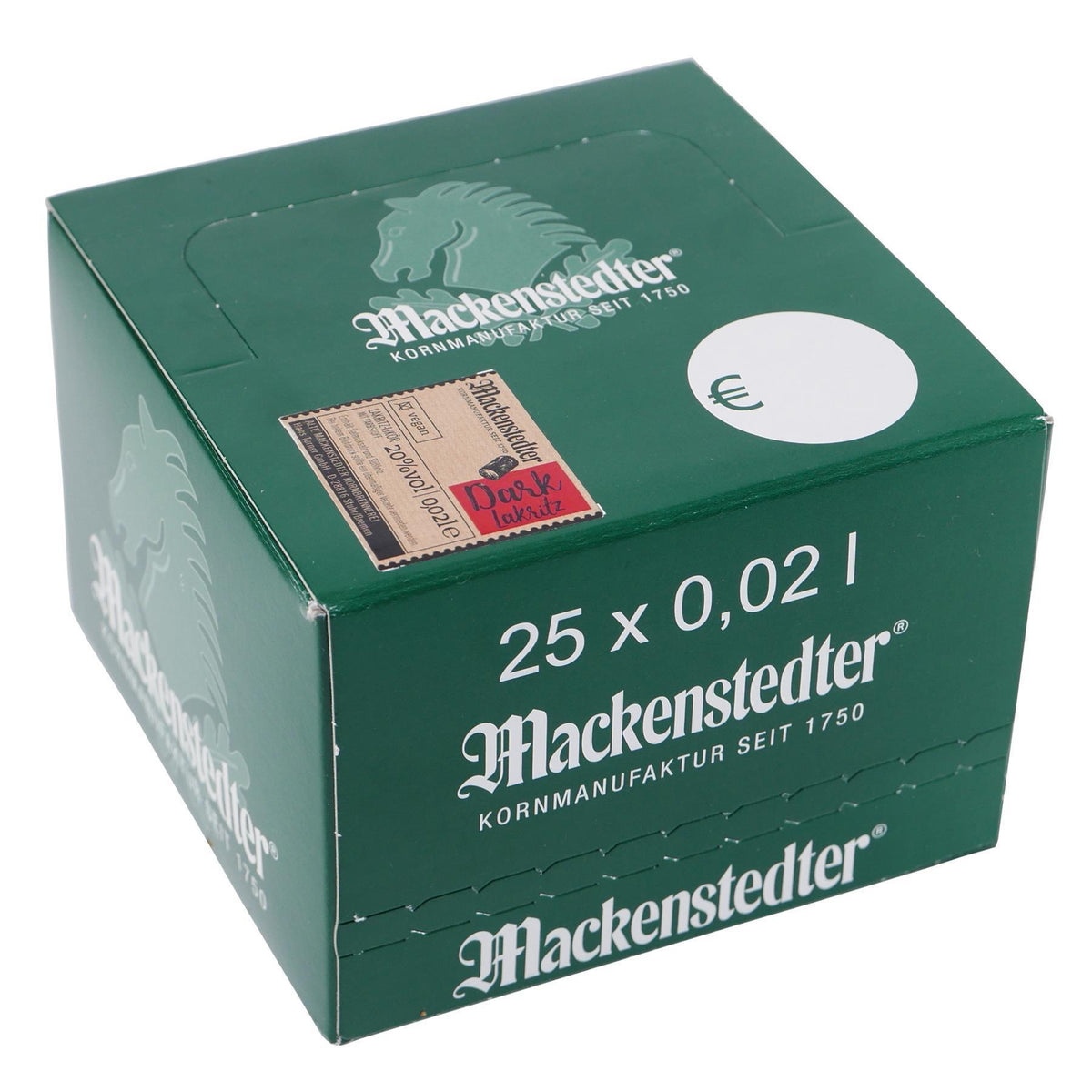Mackenstedter Dark-Lakritz Likör (25 x 0,02L)