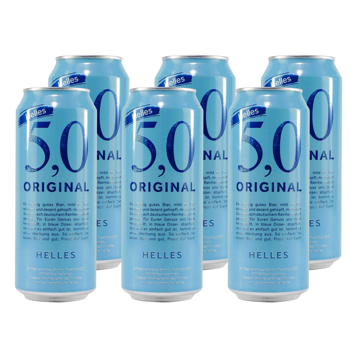5.0 Original Helles (24 x 0,5L) EINWEG