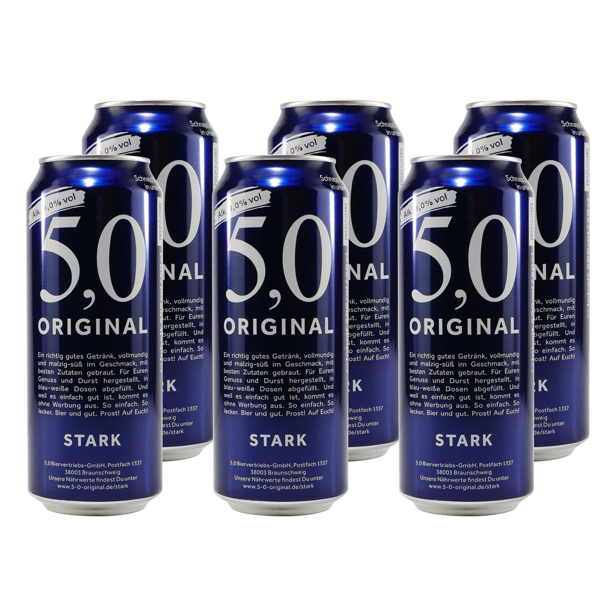 5,0 Original Stark (24 x 0,5L) EINWEG