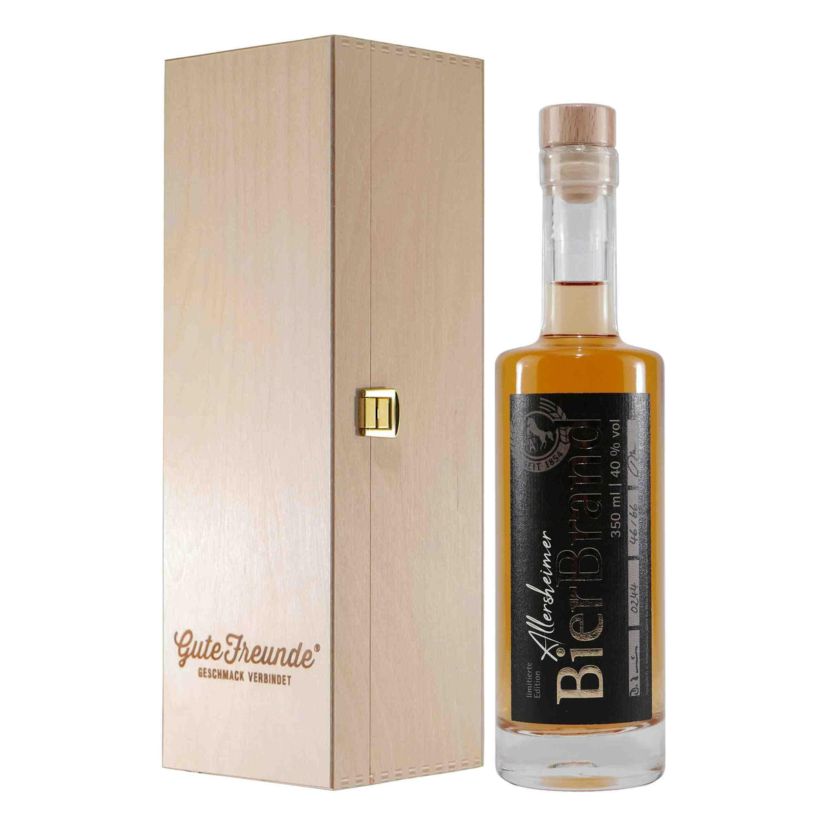 Allersheimer Bierbrand mit Geschenk-Holzkiste