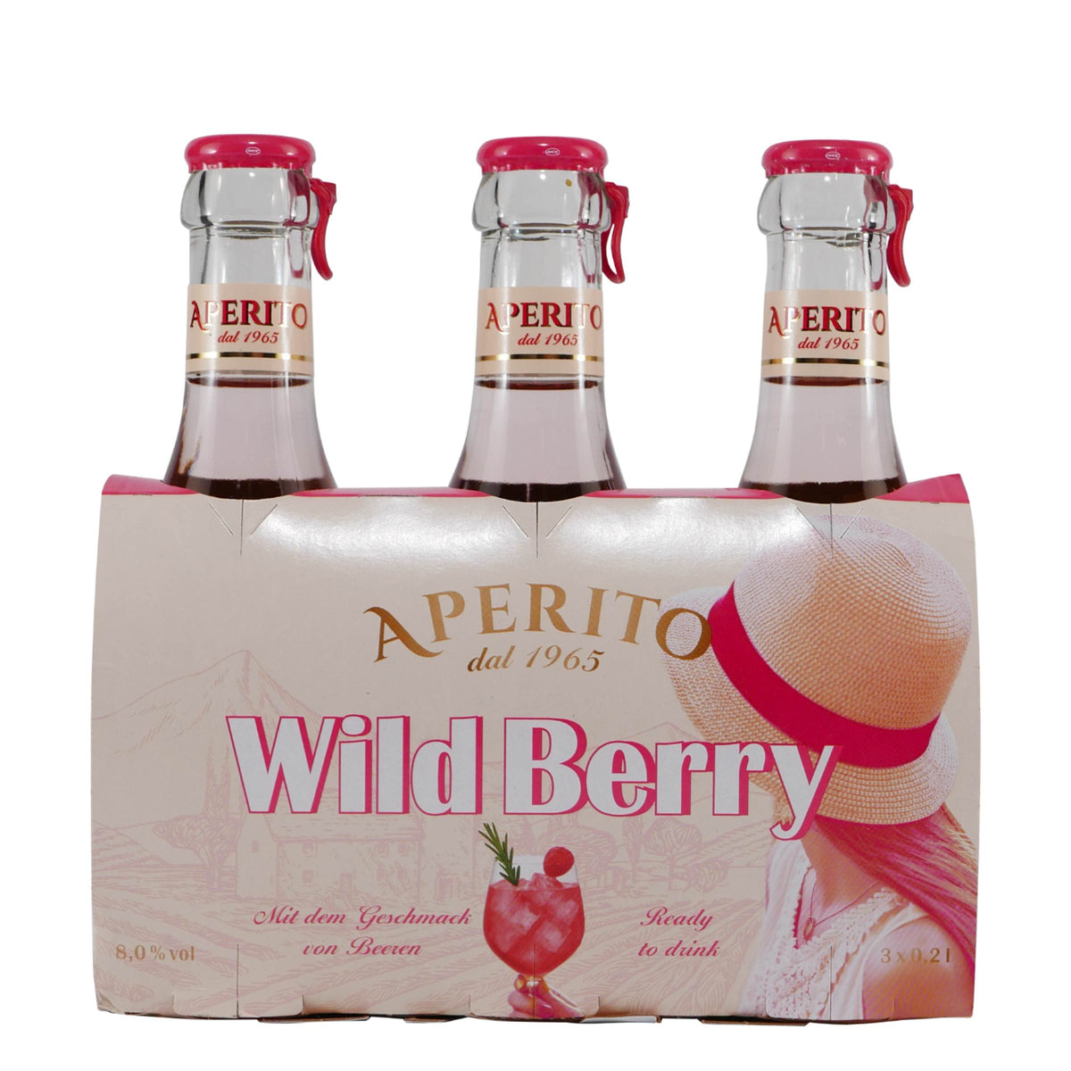 Aperito Wild Berry Cocktail (3 x 0,2L)