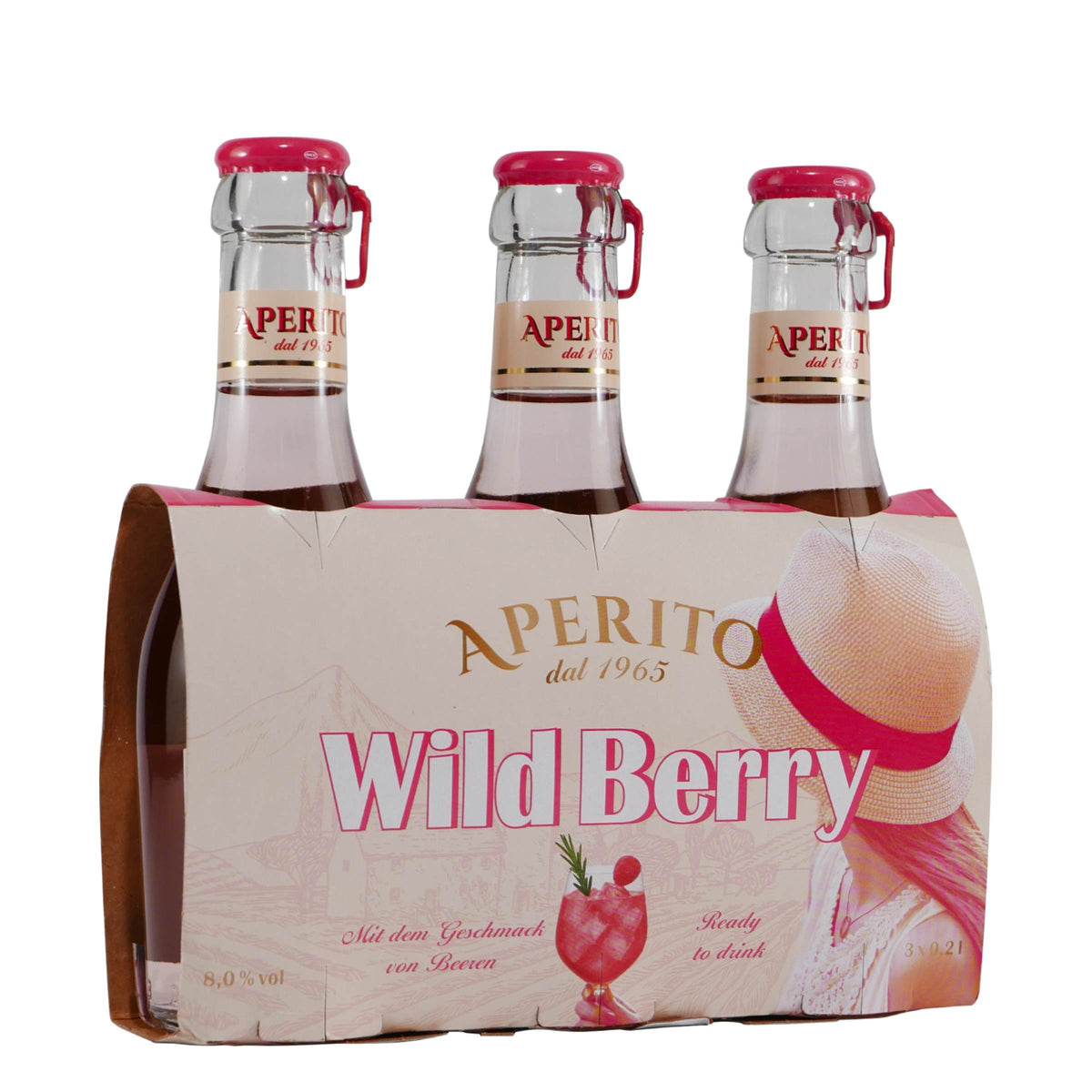 Aperito Wild Berry Cocktail (3 x 0,2L)