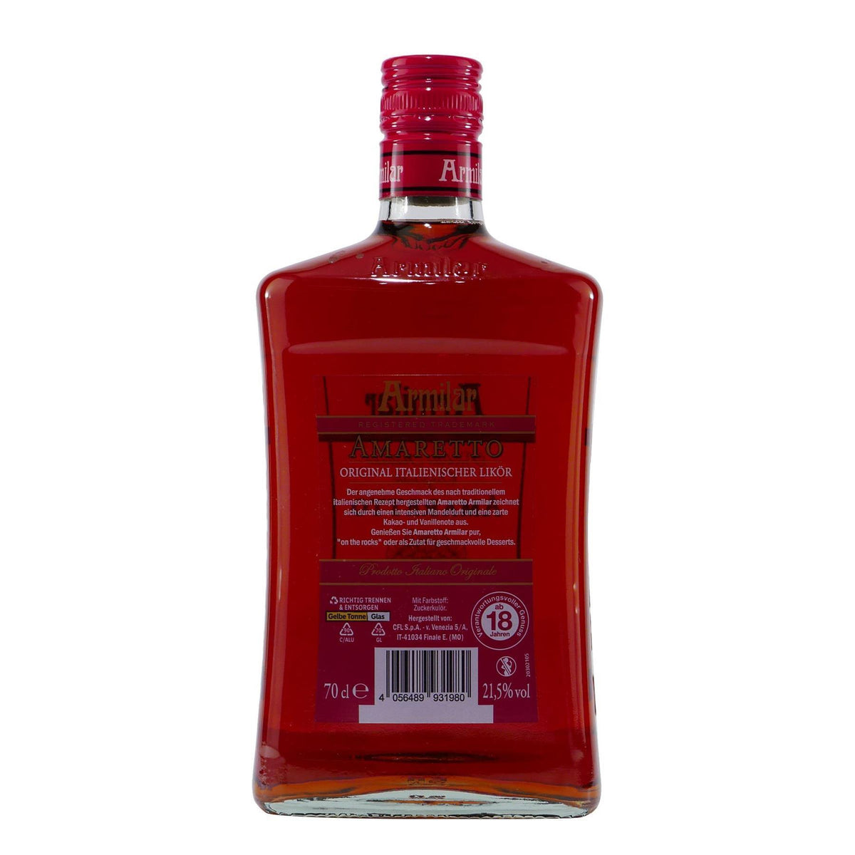Armilar Amaretto Italienischer Mandellikör