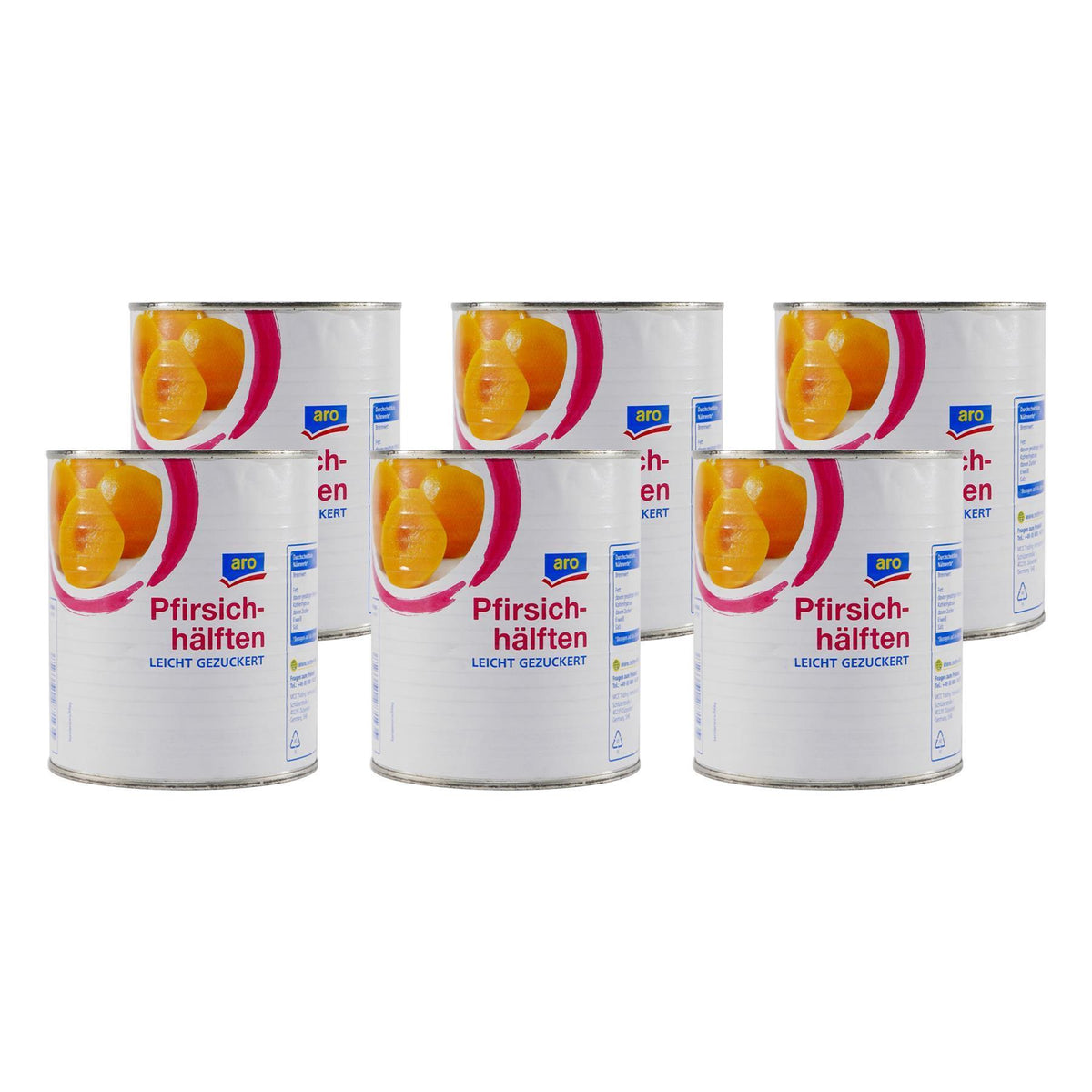 aro Pfirsichhälften (12 x 820g)