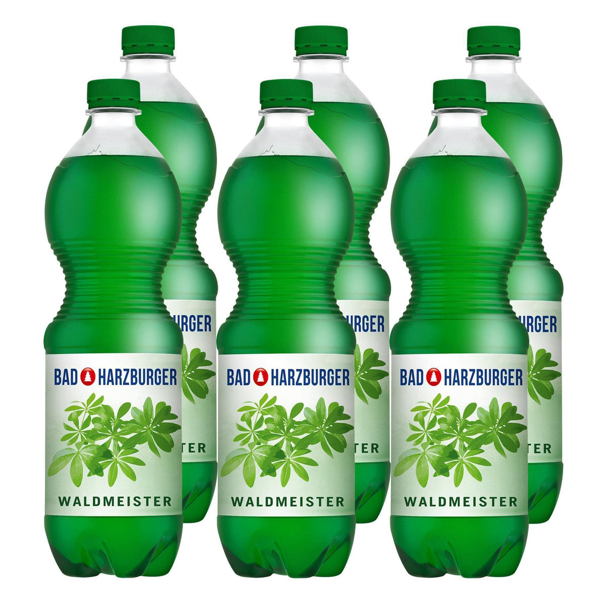 Bad Harzburger Waldmeister Limonade (12 x 1,0L) EINWEG