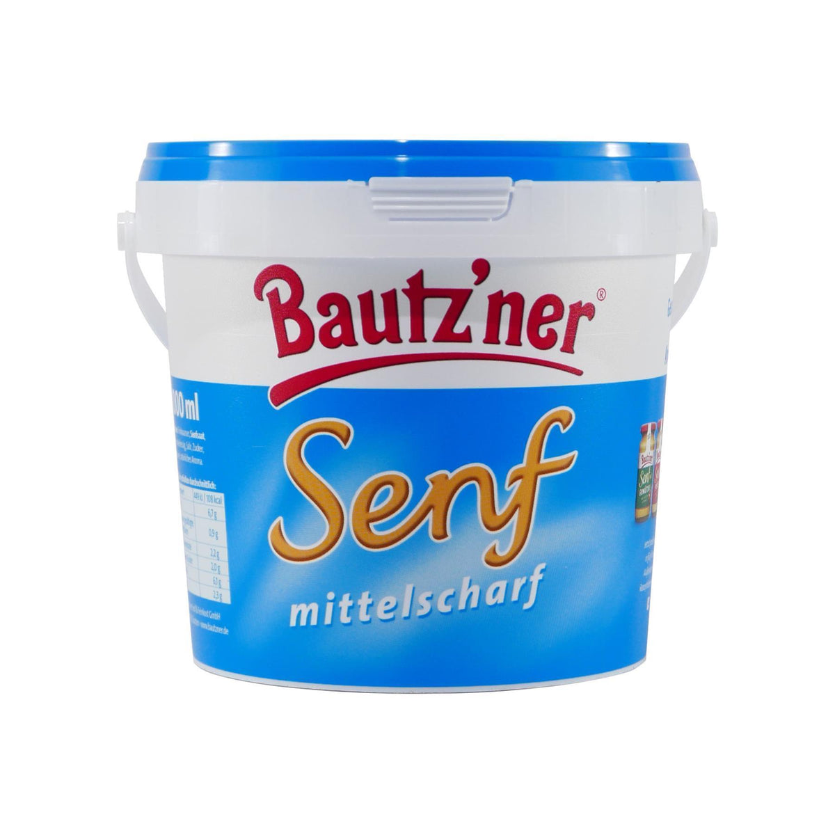 Bautzner Senf im Eimer -mittelscharf- 1,0L
