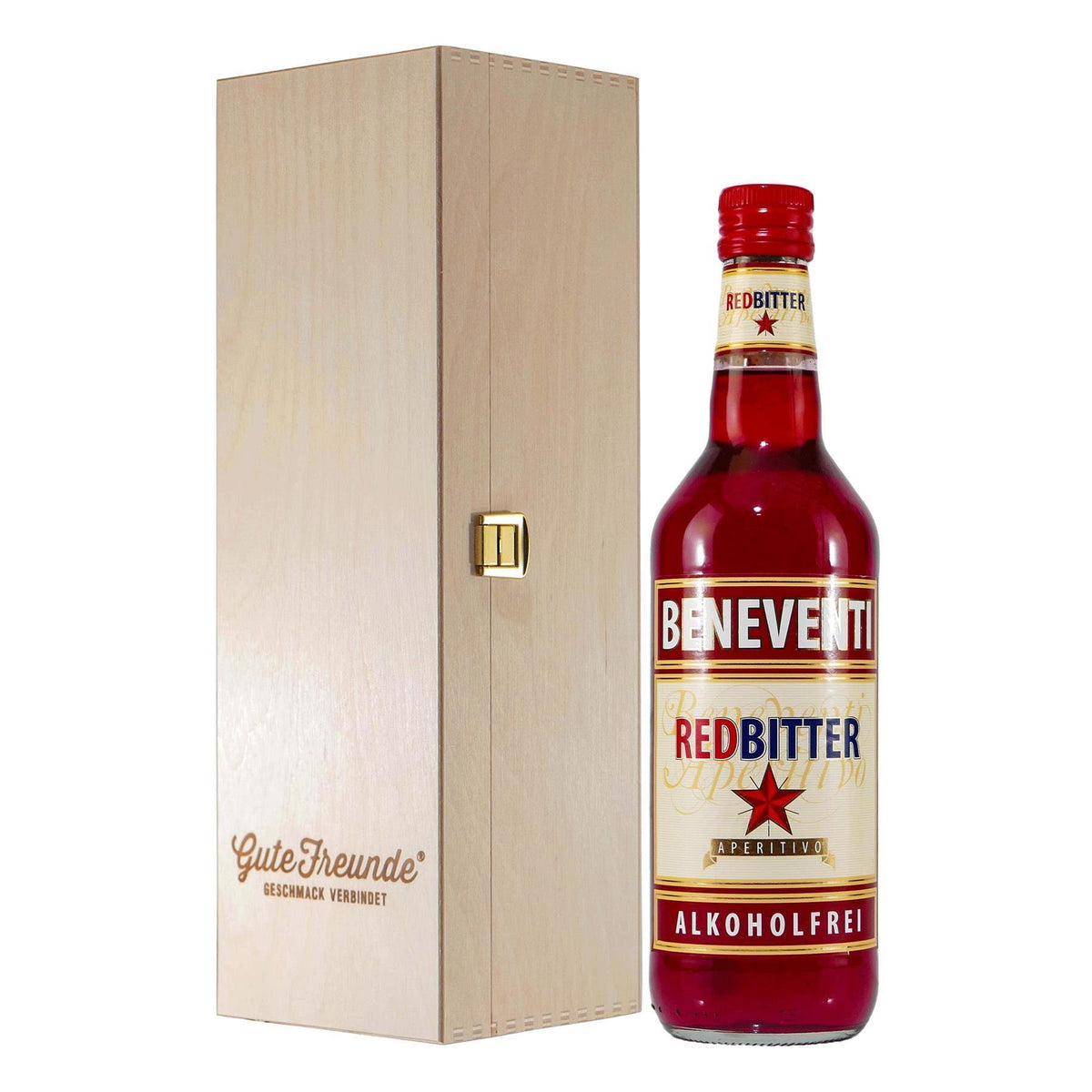 Beneventi Red Bitter Aperitivo -alkoholfrei- mit Geschenk-HK EINWEG