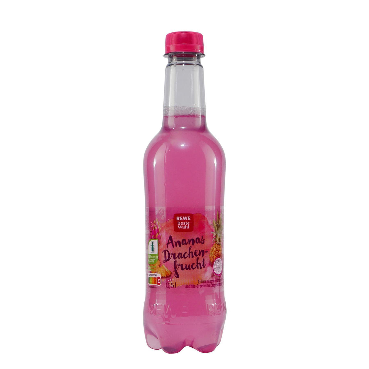 Beste Wahl Ananas-Drachenfrucht Getränk (18 x 0,5L) EINWEG