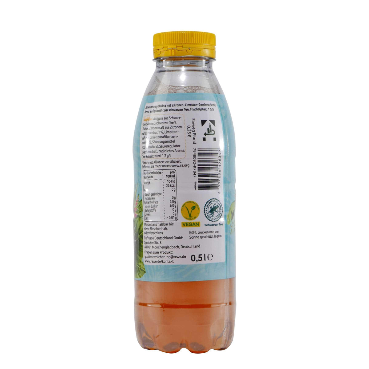 Beste Wahl Ice Tea Zitrone-Limette (6 x 0,5L) EINWEG