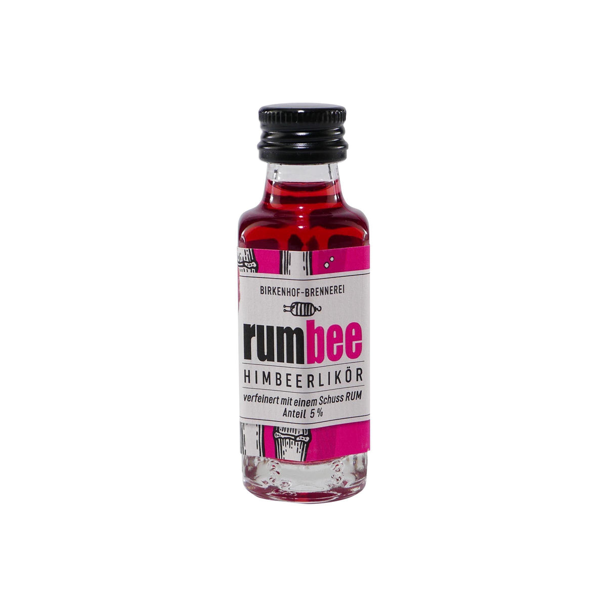 Birkenhof RumBee Himbeerlikör (25 x 0,02L)