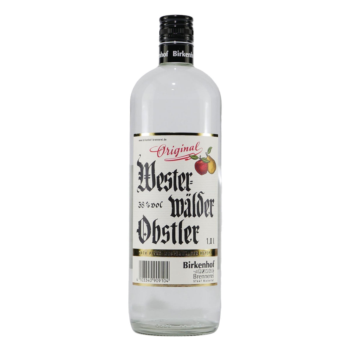 Birkenhof Westerwälder Obstler mit Geschenk-HK
