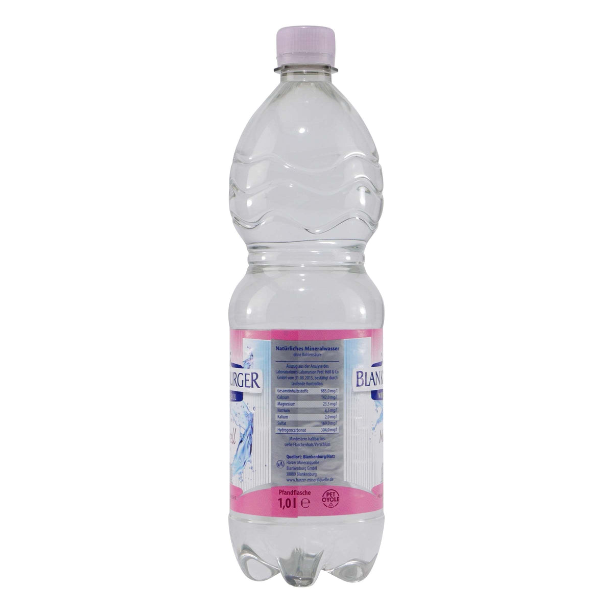 Blankenburger Mineralwasser -Naturell- (12 x 1,0L) EINWEG
