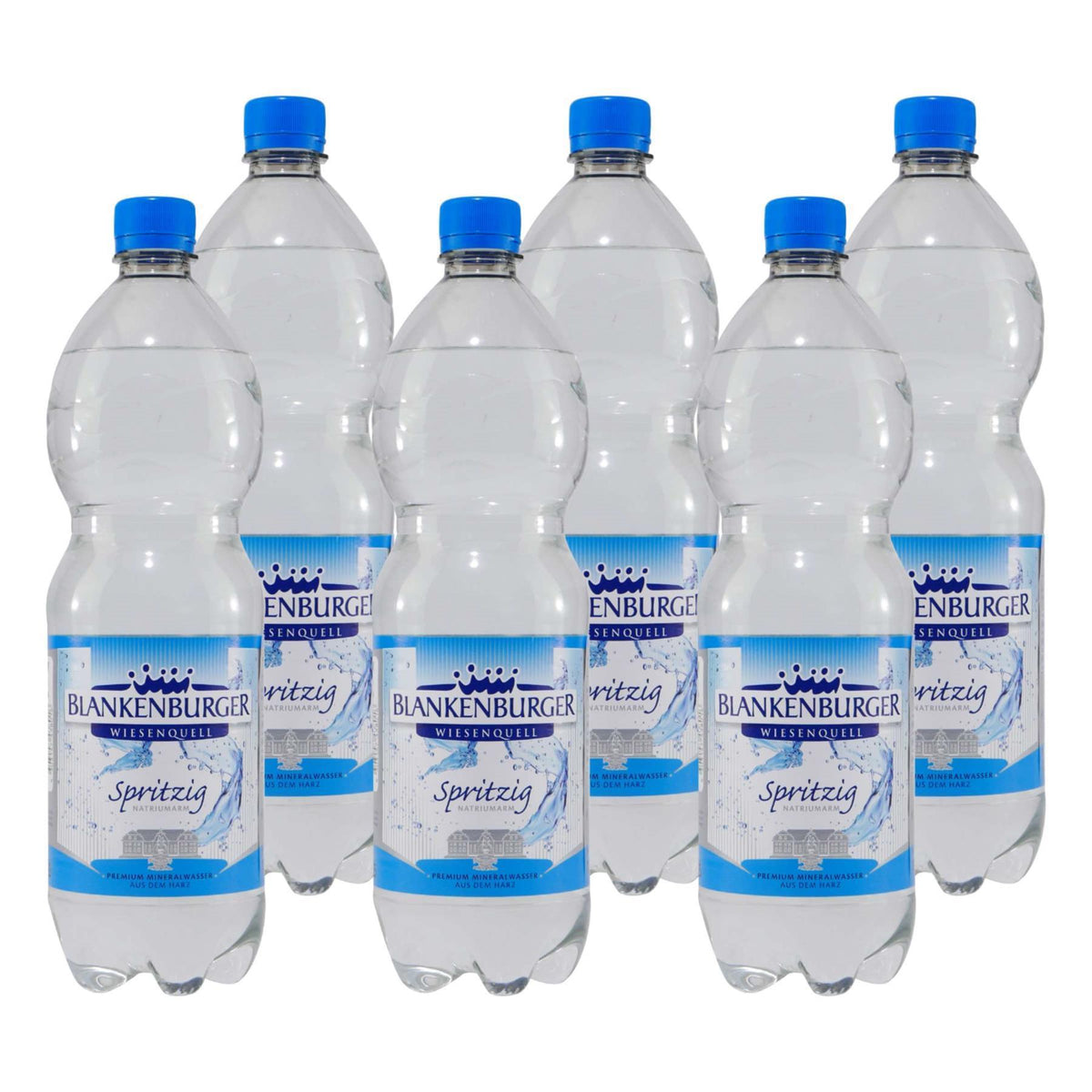 Blankenburger Mineralwasser -Spritzig- (12 x 1,0L) EINWEG