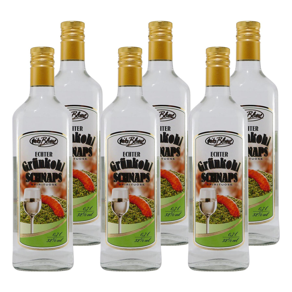 Blume Echter Grünkohl Schnaps (6 x 0,7L)