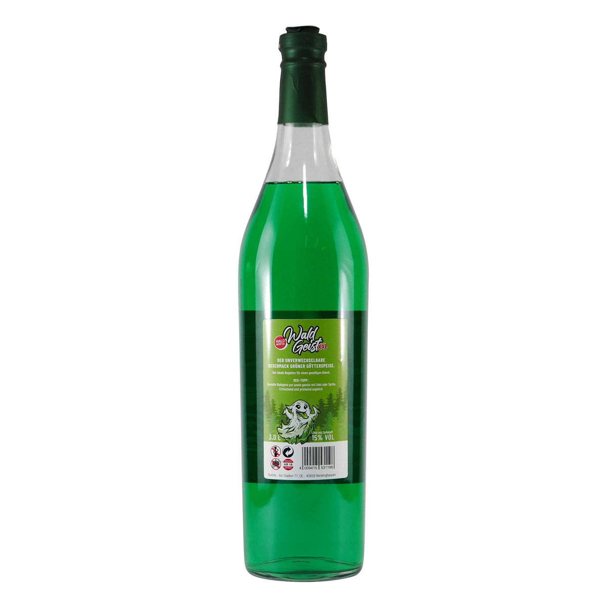 Boente Holla die Waldgeist Waldmeisterlikör XXL 3,0L