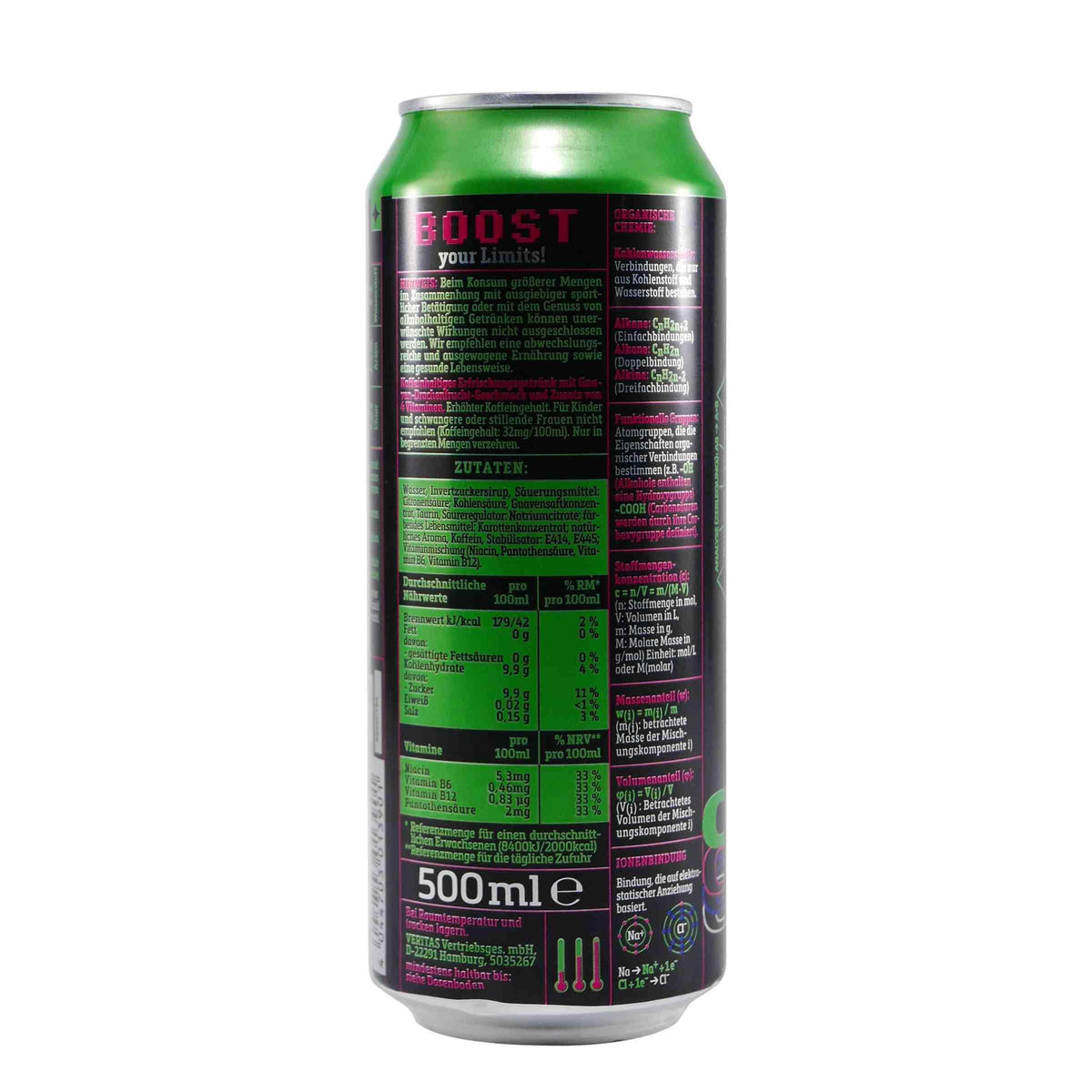 Booster Energy Drink Chemistry Clash (24 x 0,5L) EINWEG