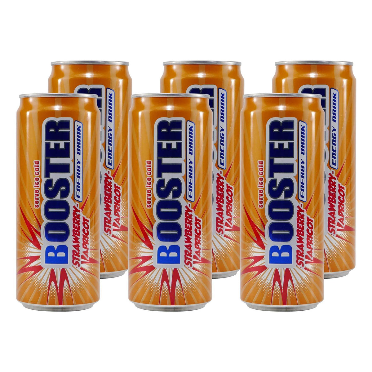 Booster Energy Drink Strawbeery-Apricot (24 x 0,33L) EINWEG