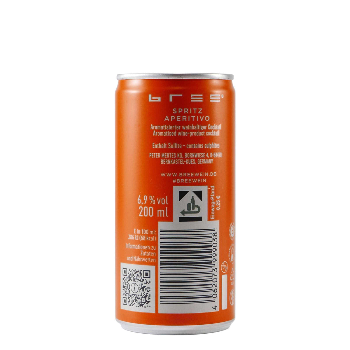 Bree Aperitivo Spritz (12 x 0,2L) EINWEG