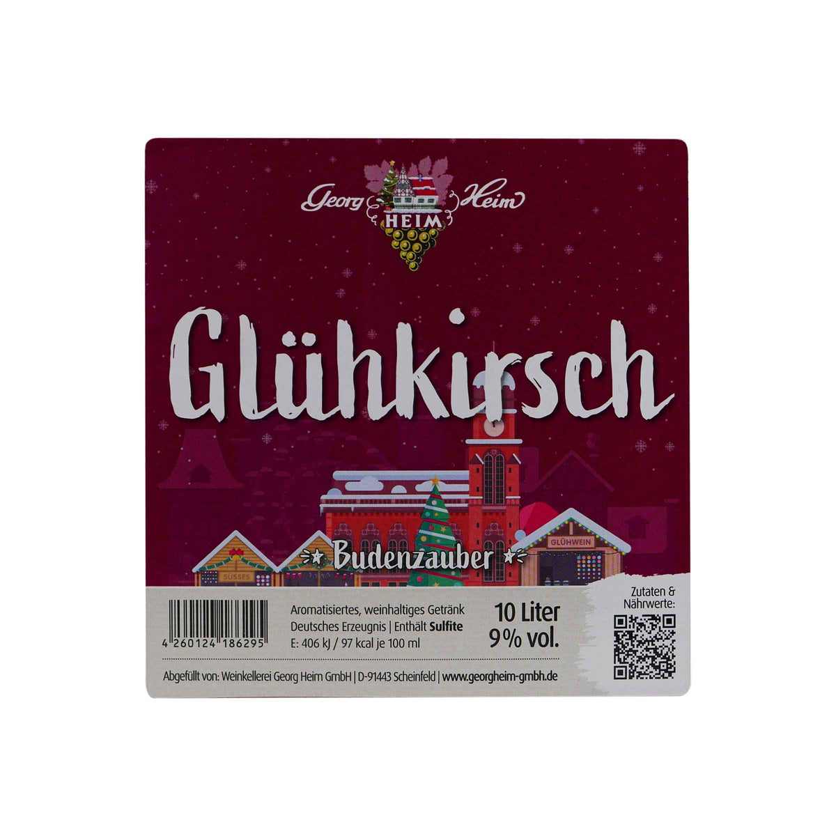 Budenzauber Glühkirsch Glühwein 10L BIB