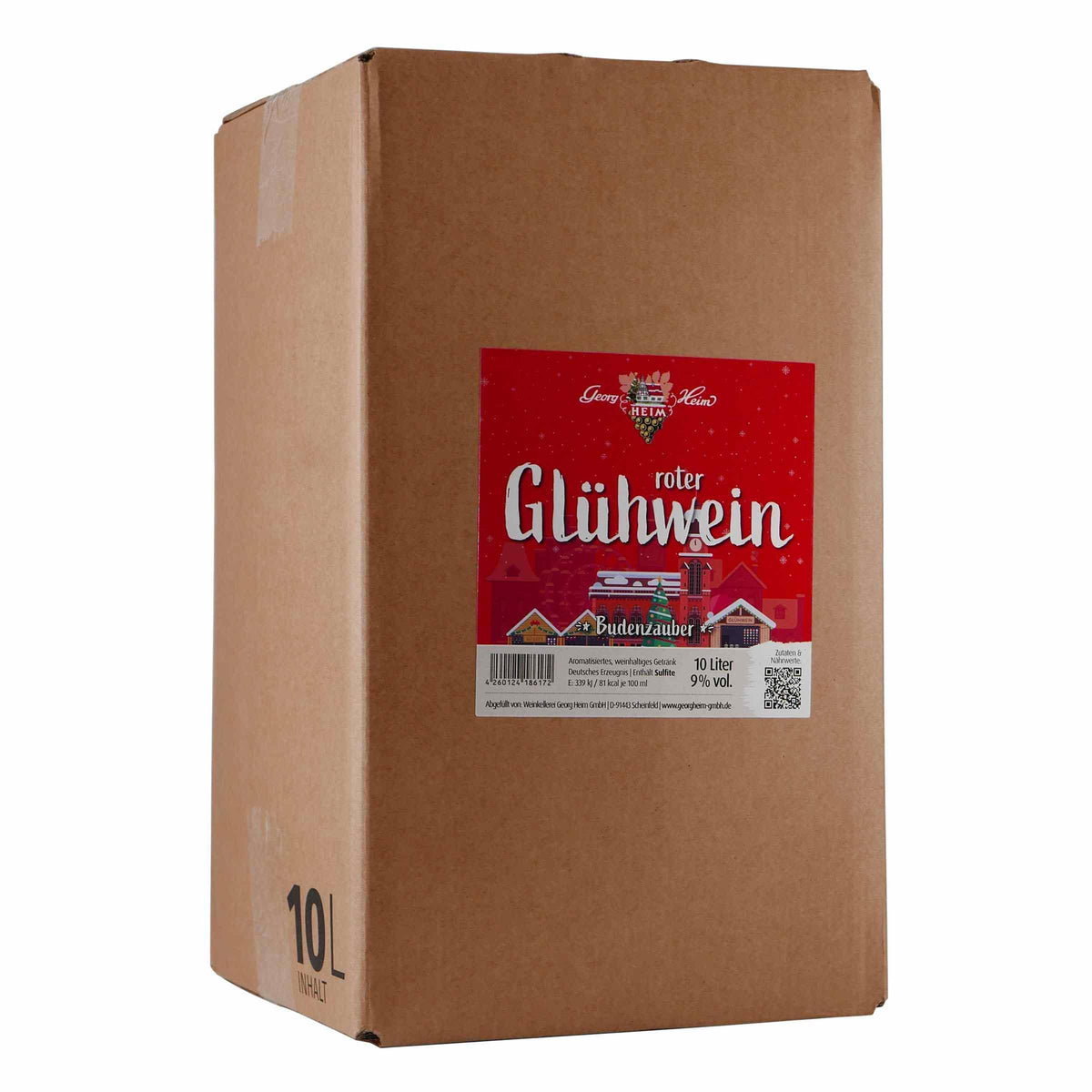 Budenzauber Roter Glühwein 10L BIB