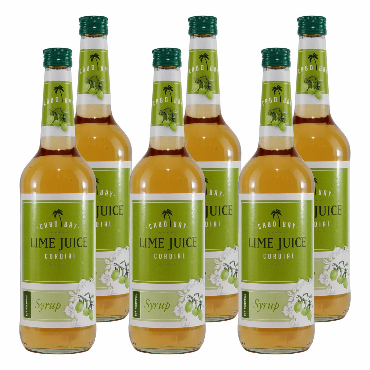 Cabo Bay Lime Juice Cordial Syrup (6 x 0,7L)