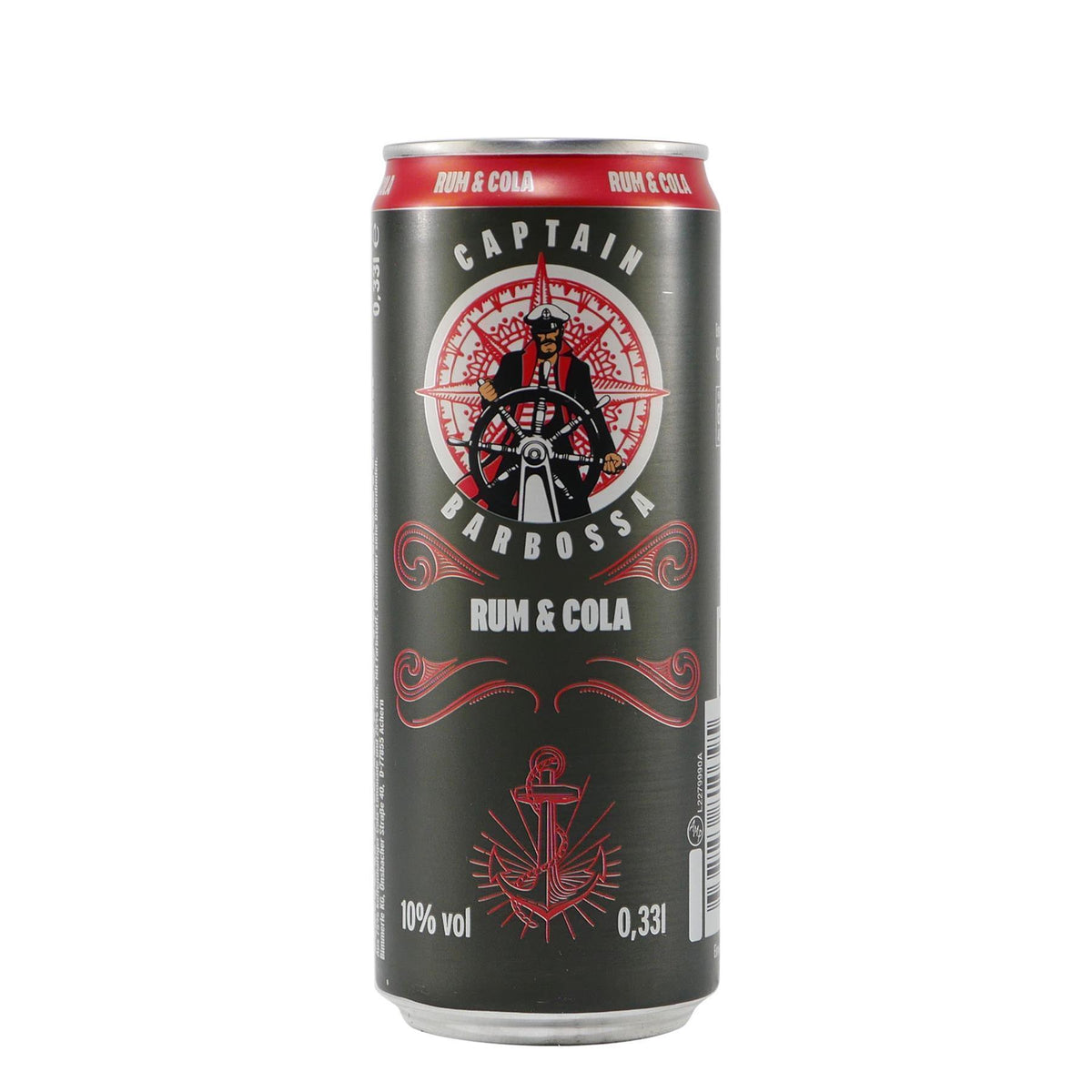 Captain Barbossa Rum & Cola (12 x 0,33L) EINWEG