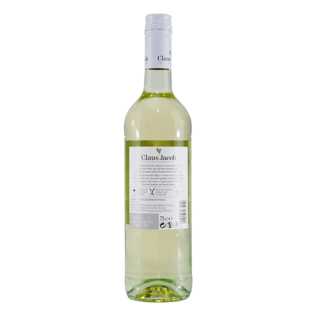 Claus Jacob Riesling Qualitätswein (6 x 0,75L)