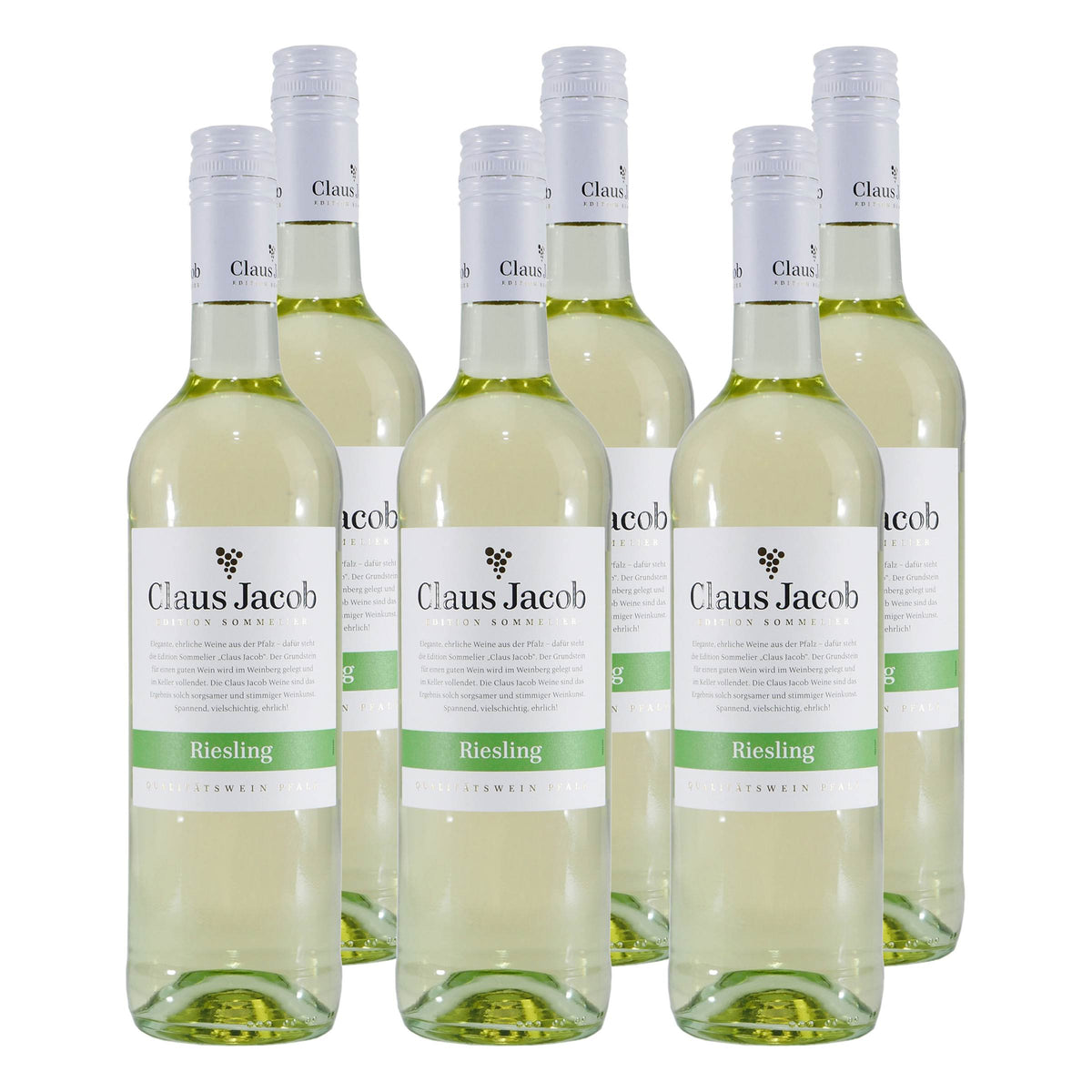 Claus Jacob Riesling Qualitätswein (6 x 0,75L)