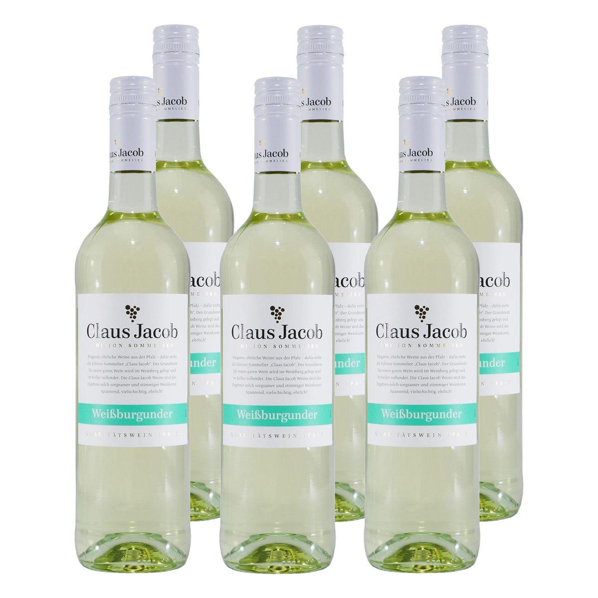 Claus Jacob Weißburgunder QbA -trocken- (6 x 0,75L)