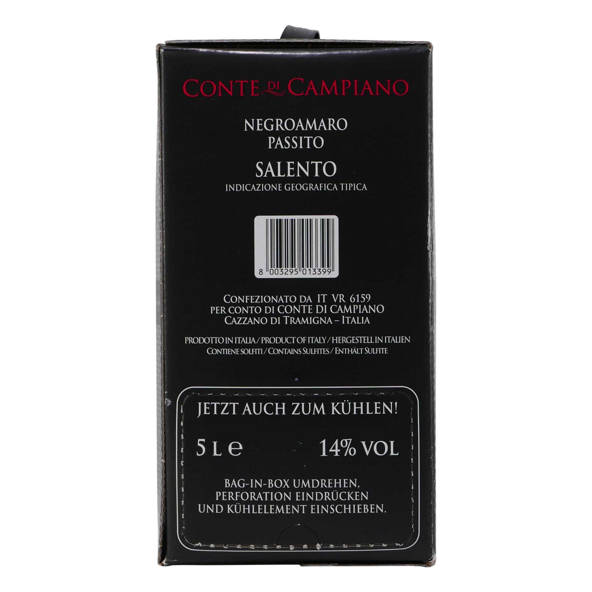Conte di Campiano Appassimento IGT -halbtrocken- 5,0L BIB
