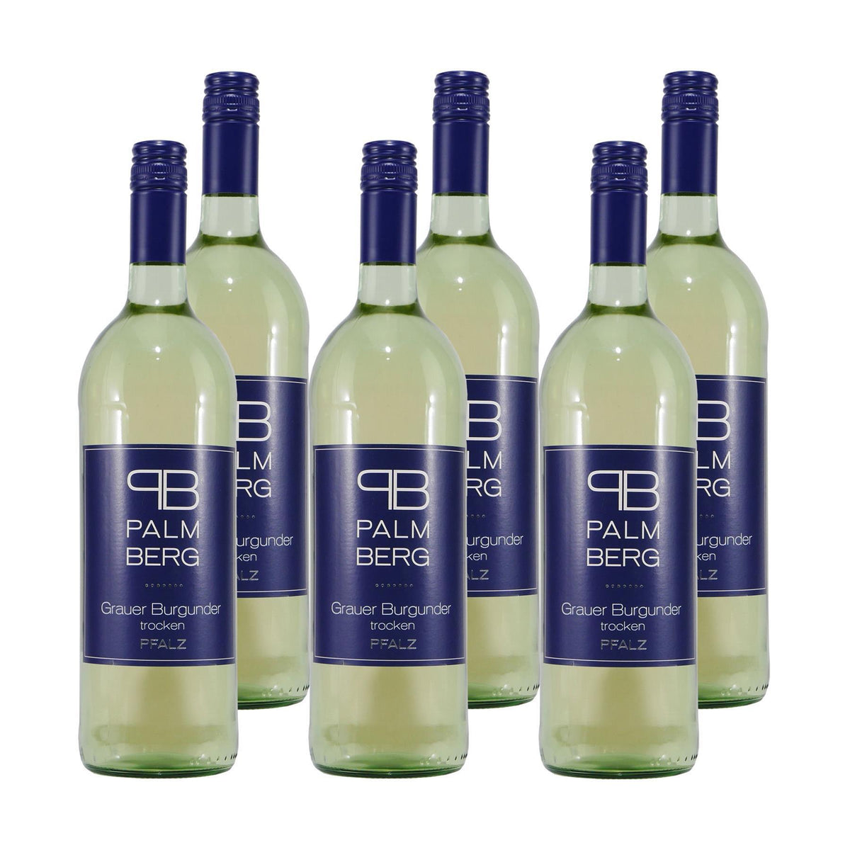 Palmberg Grauer Burgunder QbA -trocken- (6 x 1,0L)