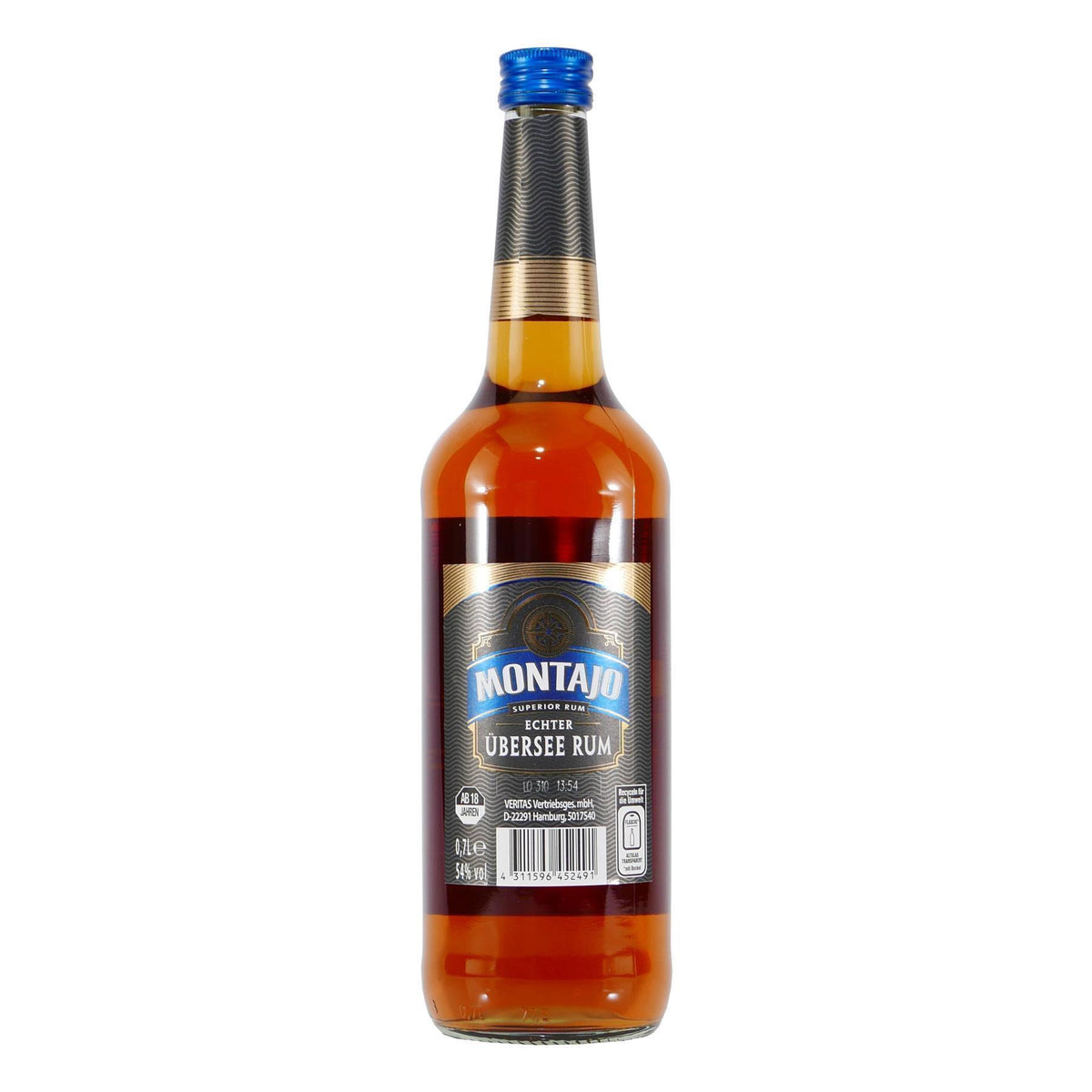 Montajo Echter Übersee Rum 54% (6 x 0,7L)