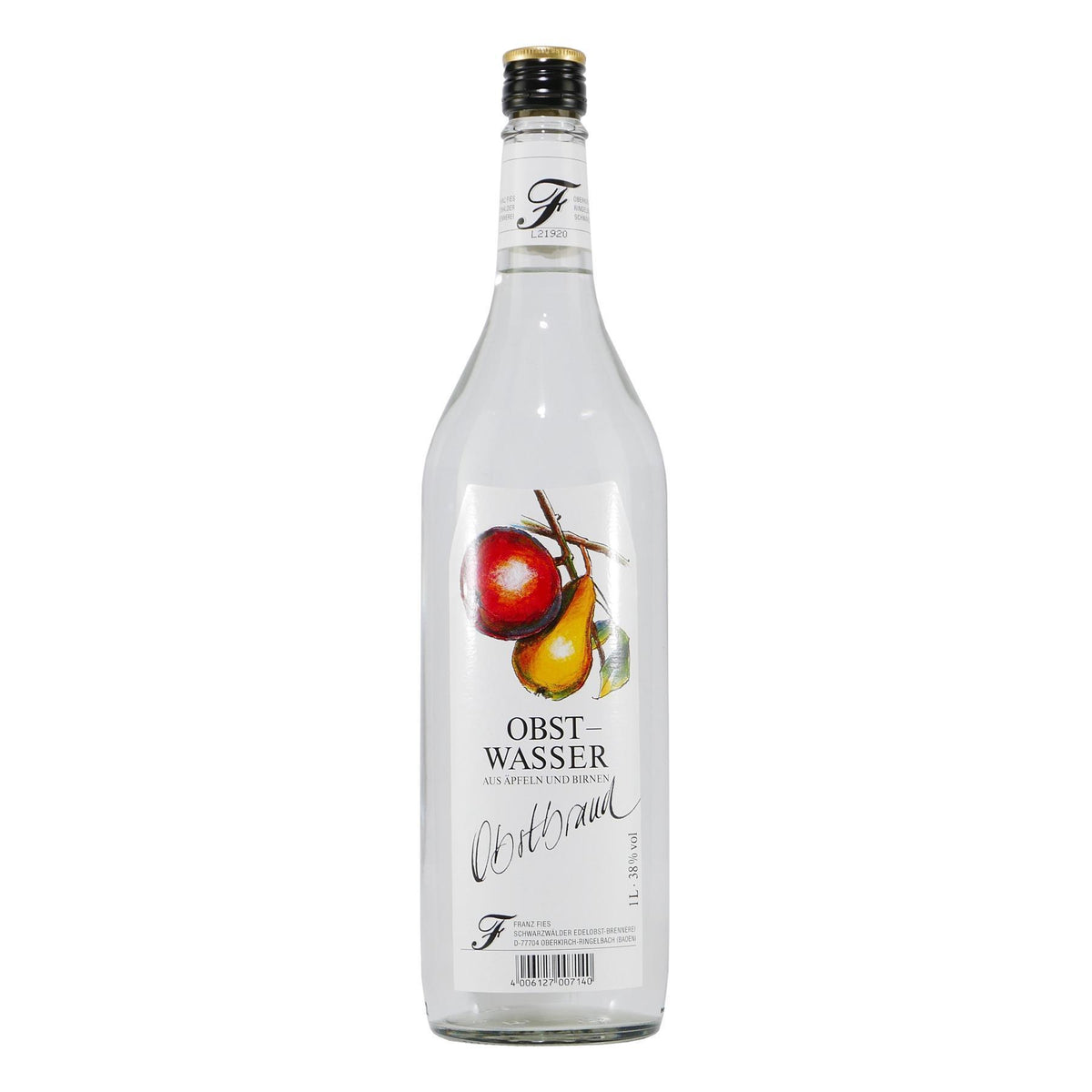 Fies Obstwasser - Obstbrand mit Geschenk-HK