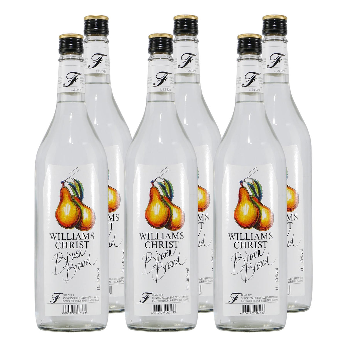 Fies Williams-Christ - Birnenbrand (6 x 1,0L)