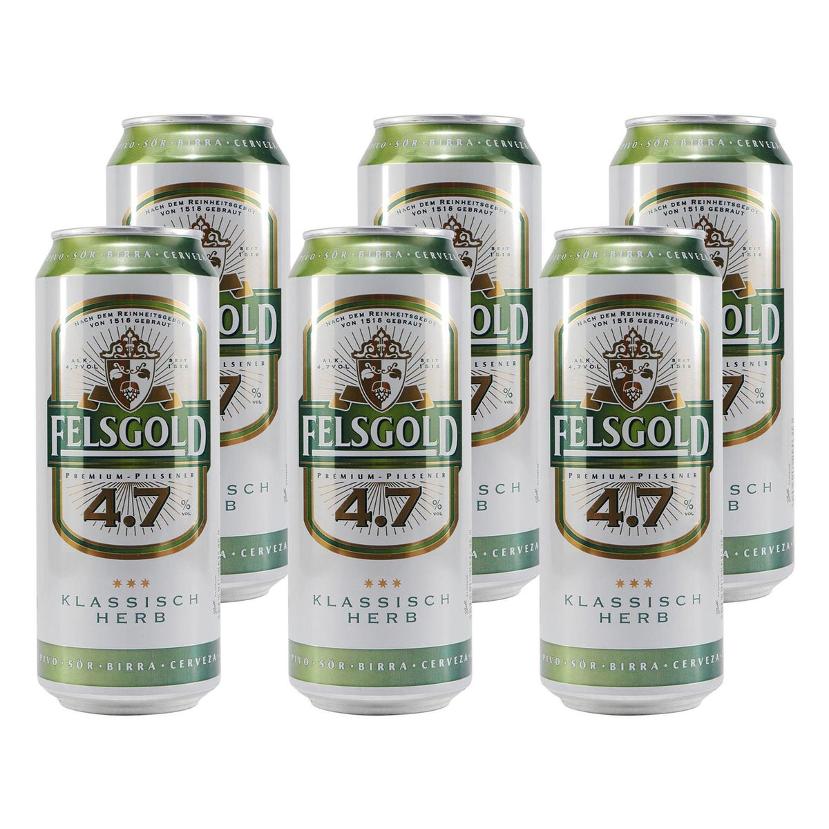 Felsgold Premium Pilsener (24 x 0,5L) EINWEG